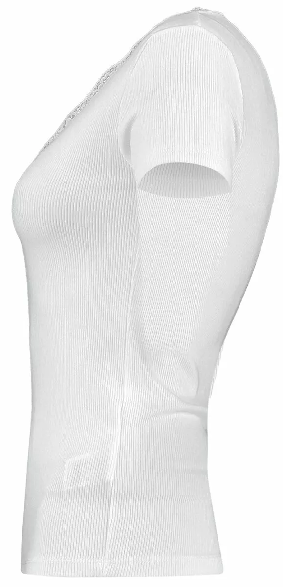 "Mariella" T-shirt Wit Van Hailys - Afbeelding 3