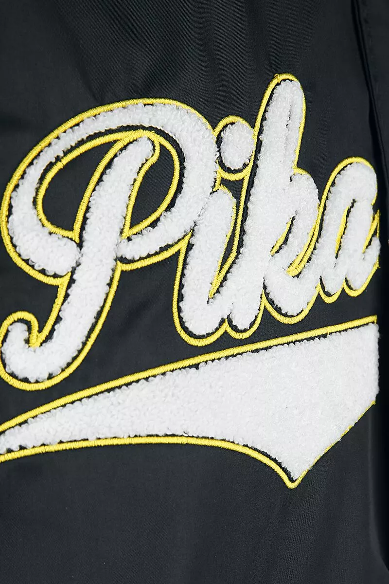 "Pikachu - Old School Style" Bomberjack Zwart Van Pokémon - Afbeelding 3