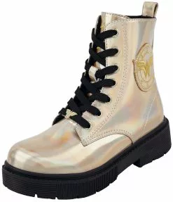 "Girl Power" Kinderlaarzen Zwart Van Wonder Woman