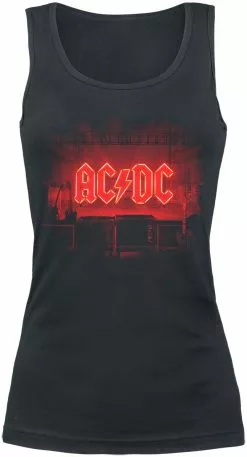 "Tracklist" Top Zwart Van AC/DC