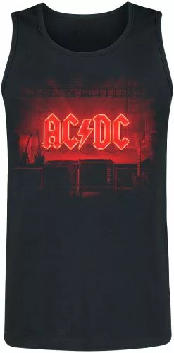 "Tracklist" Tanktop Zwart Van AC/DC
