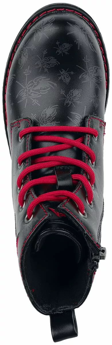 "EMP Signature Collection" Kinderlaarzen Zwart Van Metallica - Afbeelding 4