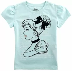 "Cinderella" T-shirt Lichtblauw Van Cinderella