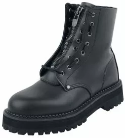 "Black Boots With Zip" Laars Zwart Van Black Premium By EMP