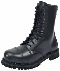 "Veter Boots Met Stalen Neus" Laars Zwart Van Black Premium By EMP