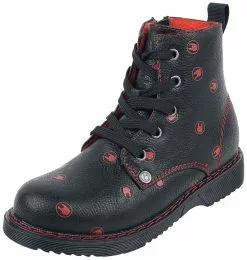 "Kids' Boots With Rockhand" Kinderlaarzen Zwart Van EMP Stage Collection