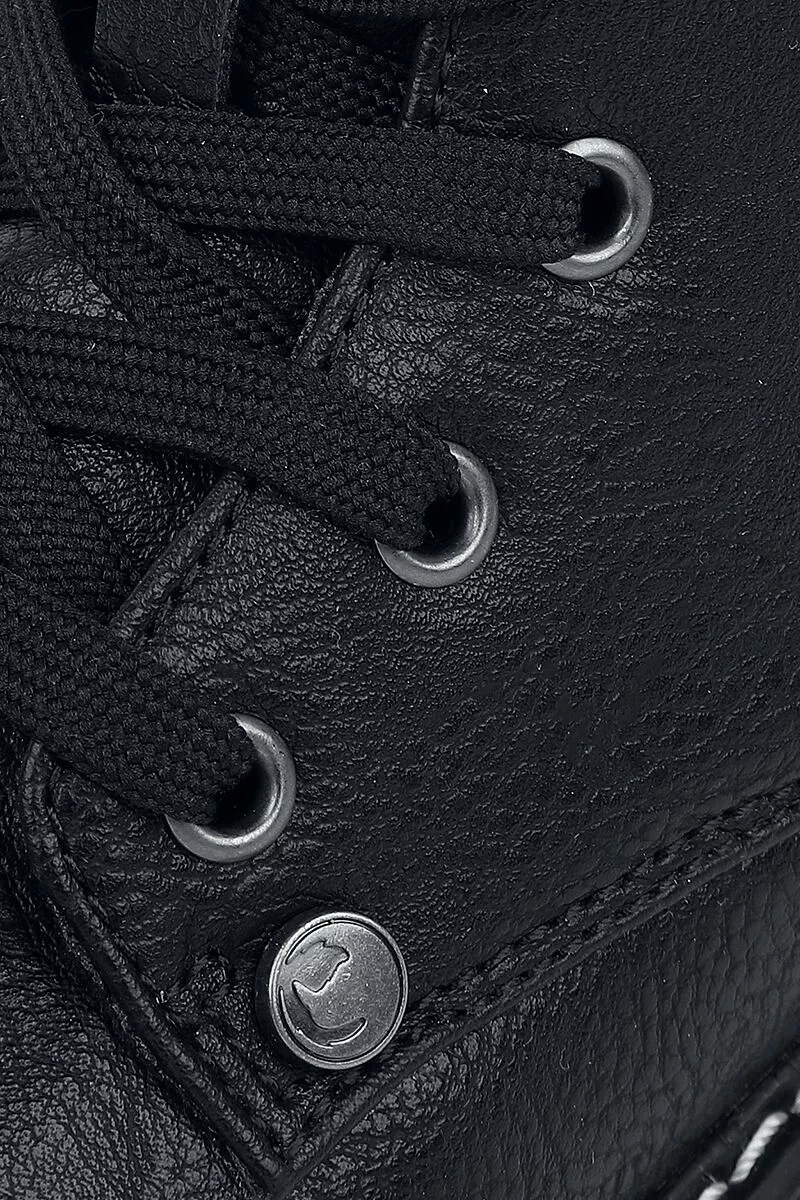 "Black Kids' Boots" Kinderlaarzen Zwart Van Black Premium By EMP - Afbeelding 6