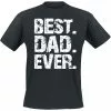 Brandfun Family & Friends "Best Dad Ever" T-shirt Zwart Van Family & Friends