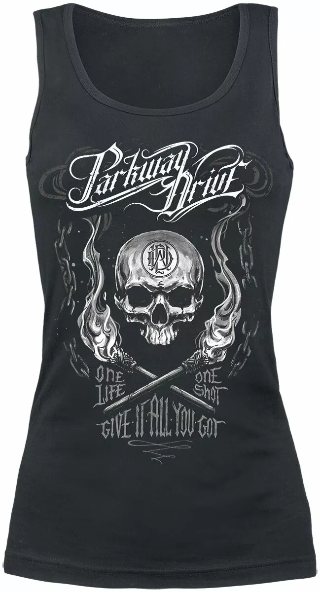 "Flame Alive" Top Zwart Van Parkway Drive