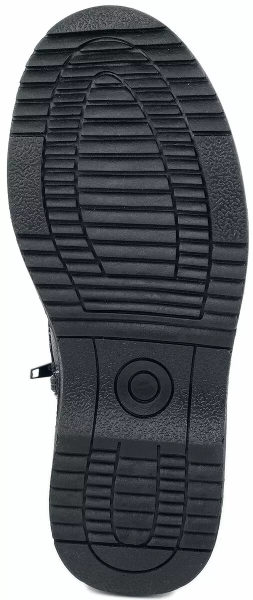 "Black Lace-Up Boots With Stars" Kinderlaarzen Zwart Van RED By EMP - Afbeelding 5