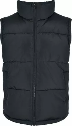 "Block Puffer Vest" Vest Zwart-zwart Van Urban Classics