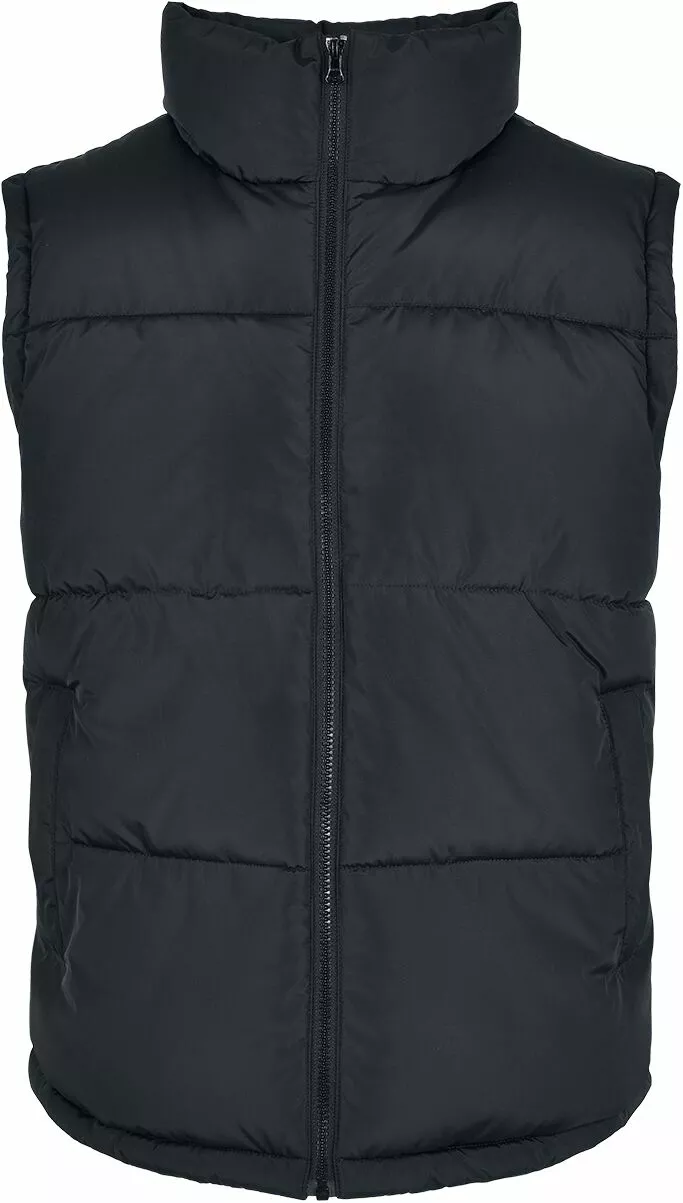 "Block Puffer Vest" Vest Zwart-zwart Van Urban Classics