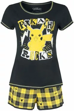 "Pikachu - Rocks" Pyjama Zwart-geel Van Pokémon