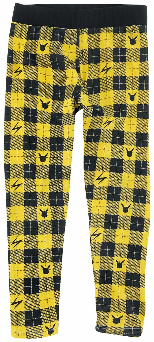 "Kids - Pikachu - Rocks" Kinder Pyjama's Zwart-geel Van Pokémon - Afbeelding 3