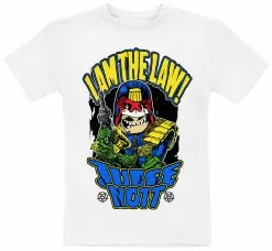 "Kids - Judge Nott" T-shirt Wit Van Anthrax
