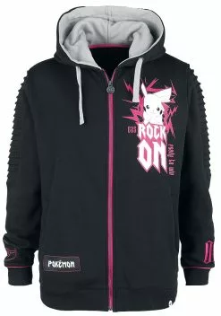 "Pikachu - Rocks" Vest Met Capuchon Zwart Van Pokémon