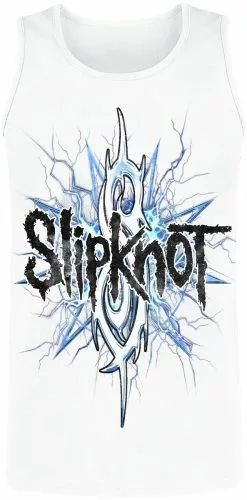 "Electric Blue" Tanktop Wit Van Slipknot