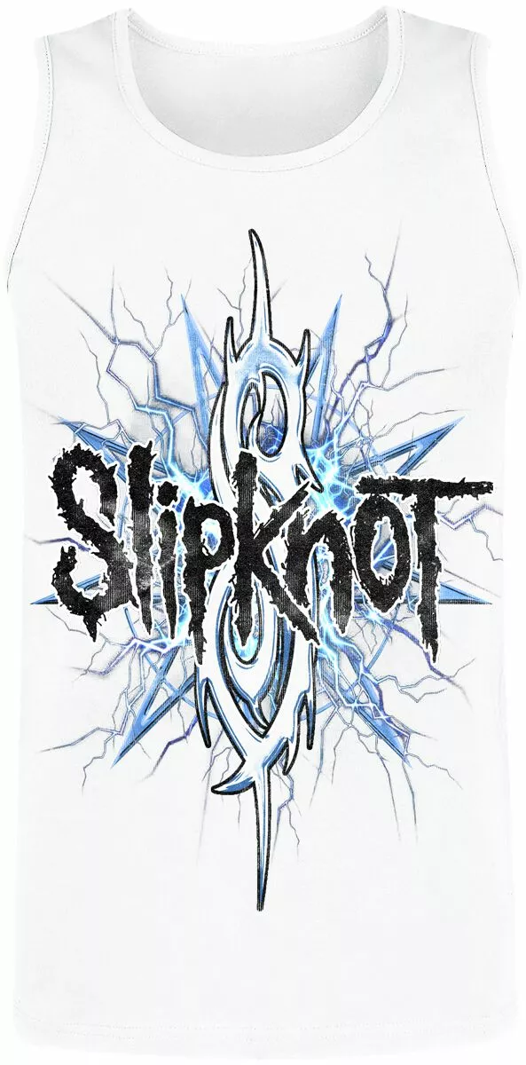 "Electric Blue" Tanktop Wit Van Slipknot
