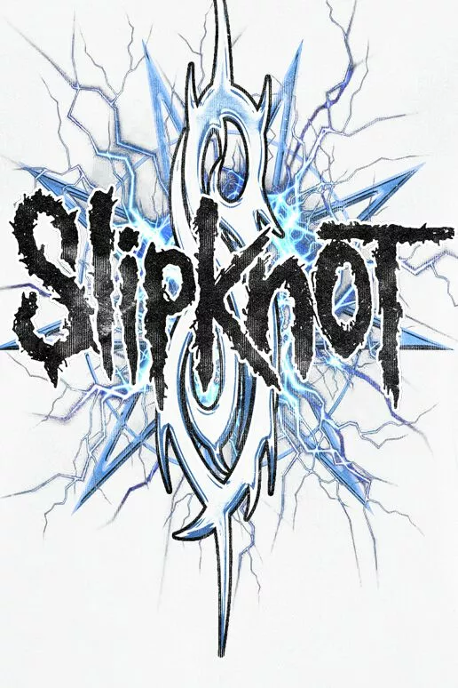"Electric Blue" Tanktop Wit Van Slipknot - Afbeelding 3