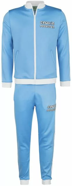 "Cookie Monster" Trainingspak Lichtblauw Van Sesame Street