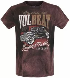 "Louder And Faster" T-shirt Roest Van Volbeat