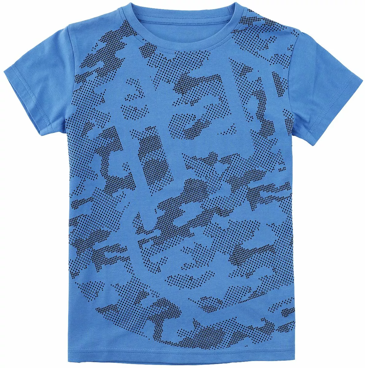 "Kids T-shirt Met Camouflage Rock Hand" T-shirt Blauw Van EMP Stage Collection