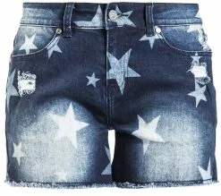 "Shorts With Stars" Korte Broek Blauw Van RED By EMP