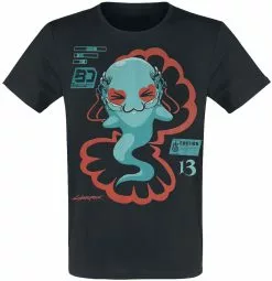 "Judy In The Sky" T-shirt Zwart Van Cyberpunk 2077
