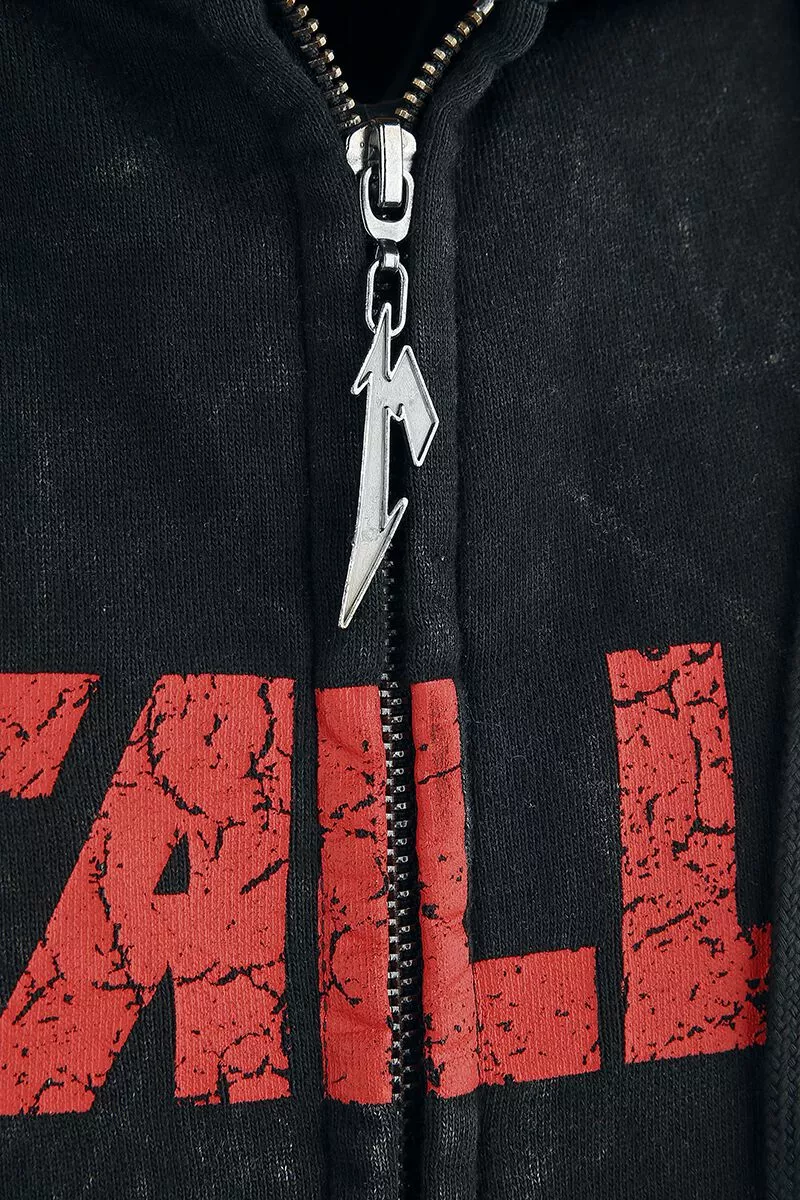 "EMP Signature Collection" Vest Met Capuchon Zwart Van Metallica - Afbeelding 3