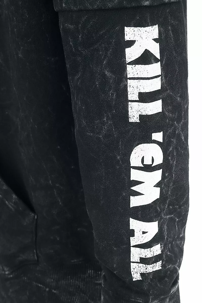 "EMP Signature Collection" Vest Met Capuchon Zwart Van Metallica - Afbeelding 4