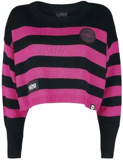 "Pikachu - Rocks" Gebreide Trui Zwart-felroze Van Pokémon