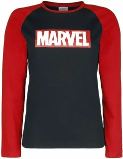 "Kids - Marvel Logo" Sweatshirt Zwart-rood Van Marvel