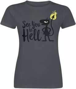 "Disenchantment Luci" T-shirt Donkergrijs