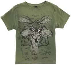 "Kids - Inner Thoughts" T-shirt Groen Van Looney Tunes