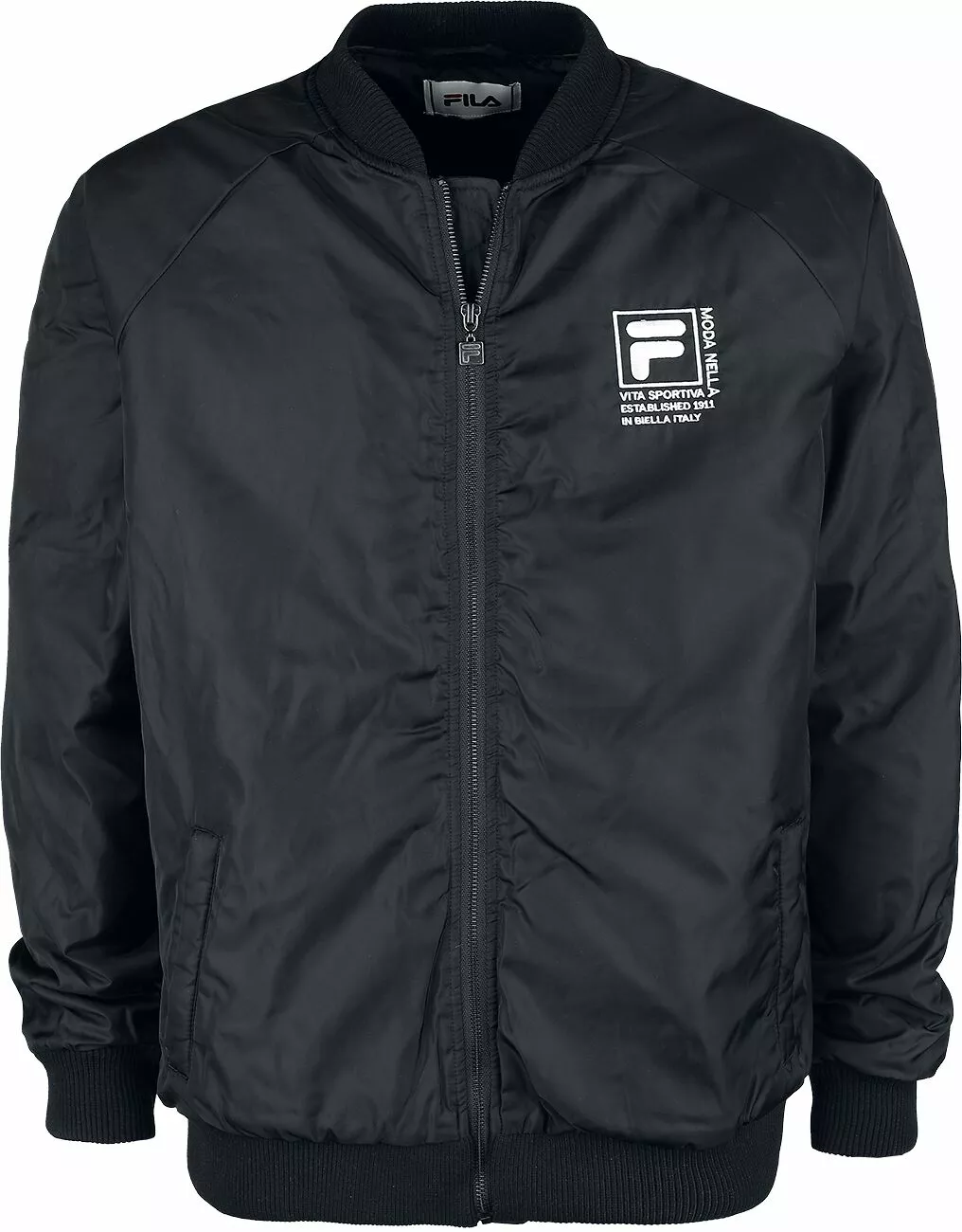 "RAAM Light Weight Bomber Jacket" Bomberjack Zwart Van Fila