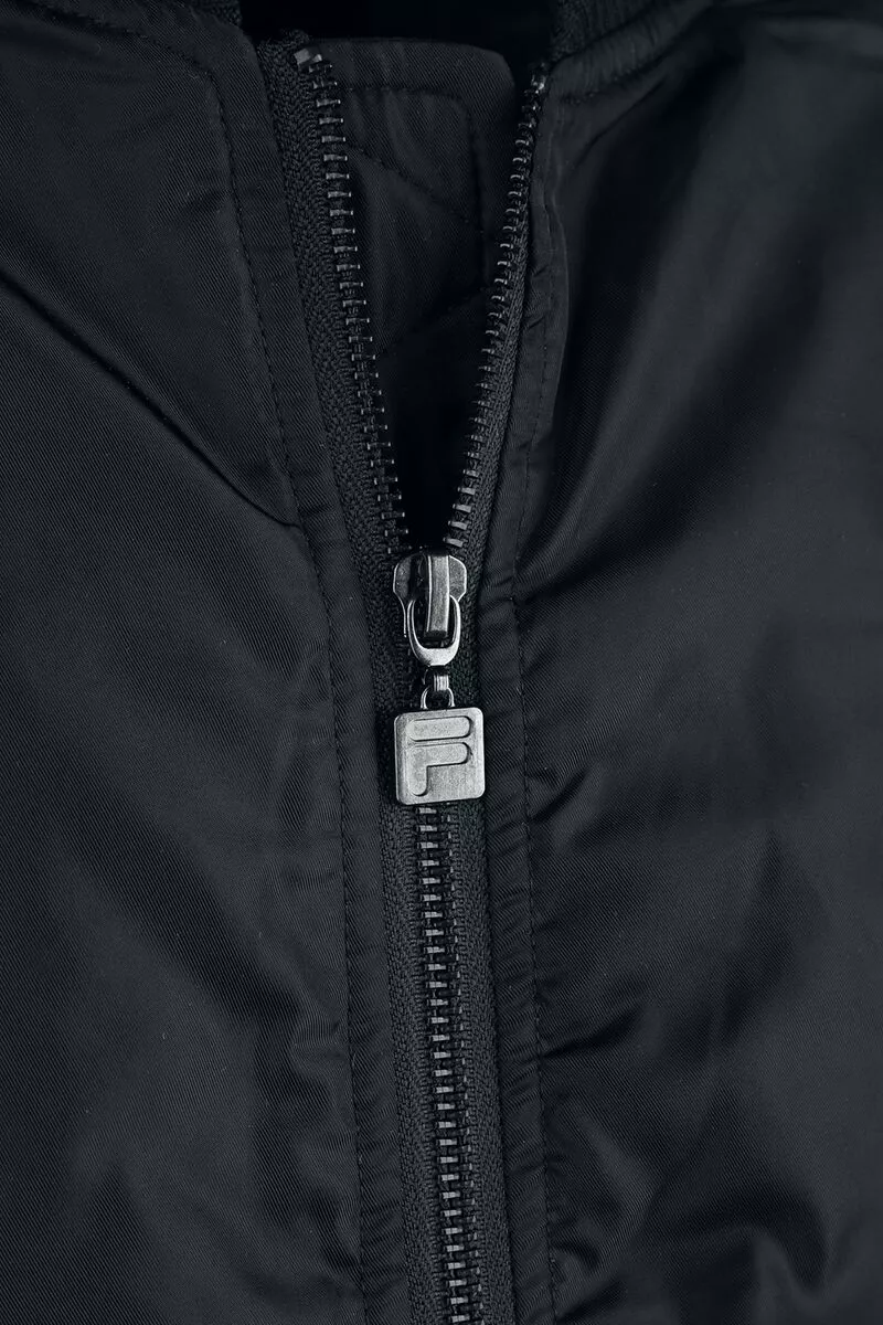 "RAAM Light Weight Bomber Jacket" Bomberjack Zwart Van Fila - Afbeelding 4