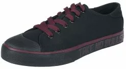 "Take No Bullshit" Sneakers Zwart-rood Van RED By EMP