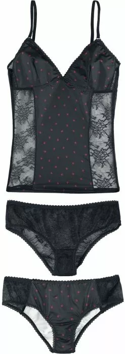 "Midnight Confessions" Ondergoed Zwart Van EMP Stage Collection