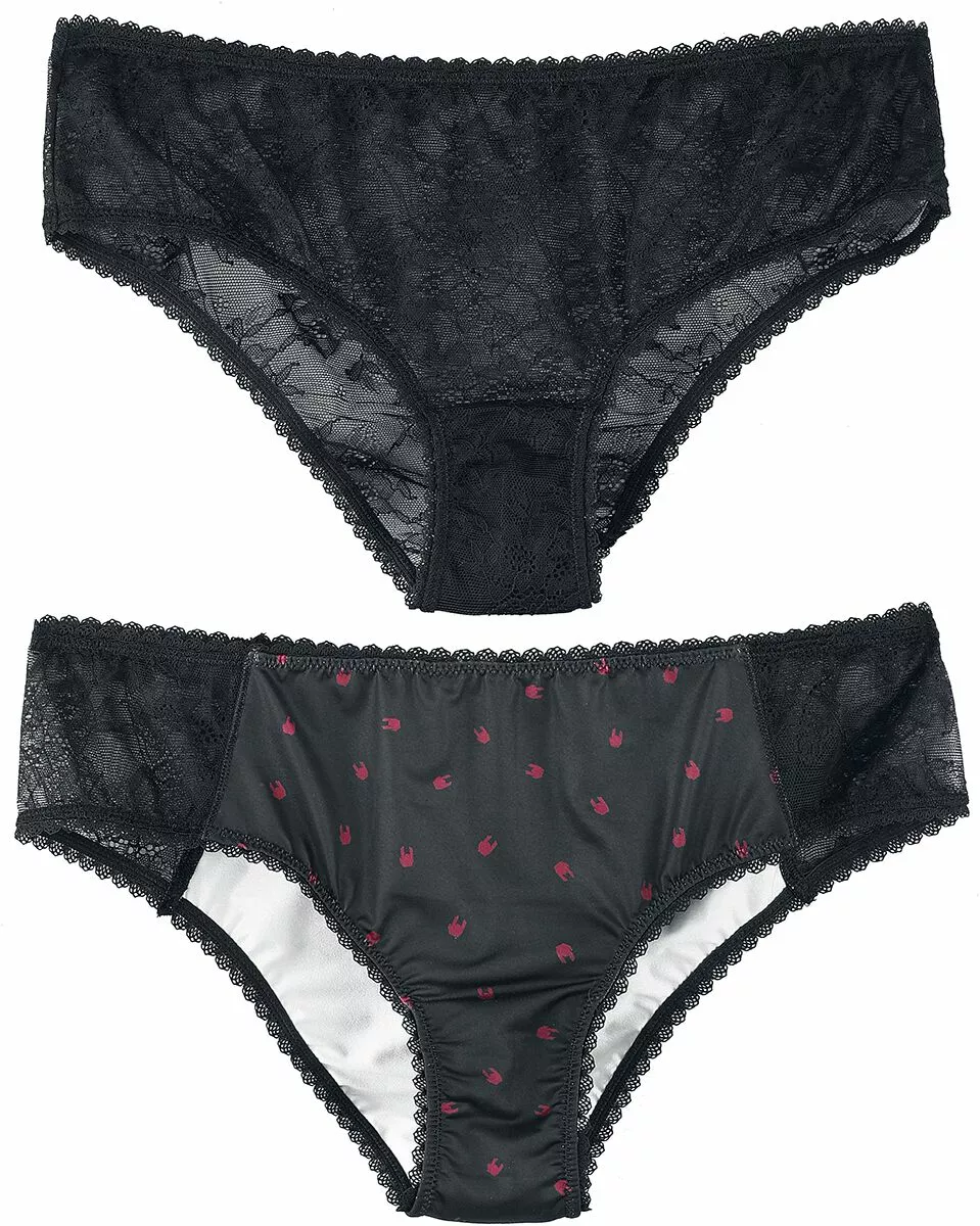 "Midnight Confessions" Ondergoed Zwart Van EMP Stage Collection - Afbeelding 4