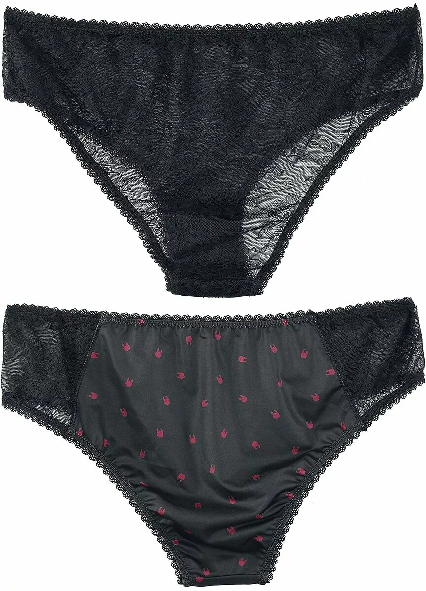 "Midnight Confessions" Ondergoed Zwart Van EMP Stage Collection - Afbeelding 6