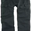 "Straight Leg Cargo Trousers" Cargobroeken Zwart Van Urban Classics