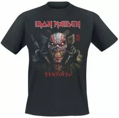"Senjutsu Back Cover" T-shirt Zwart Van Iron Maiden
