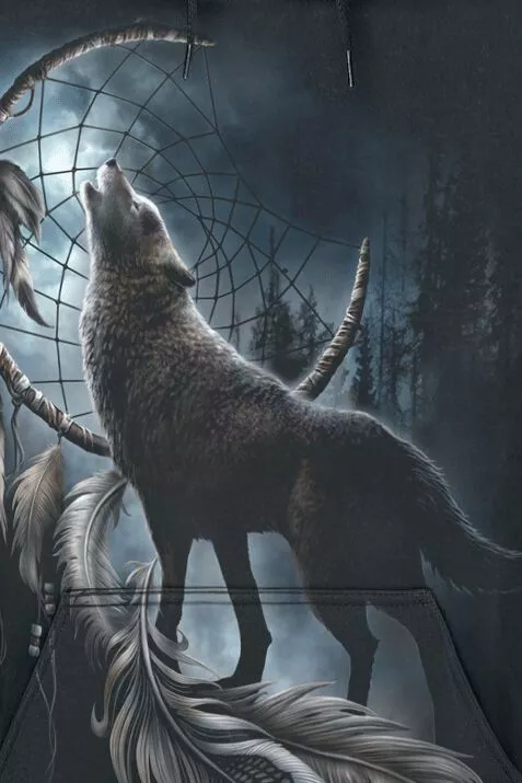 "From Darkness" Trui Met Capuchon Zwart Van Spiral - Afbeelding 3