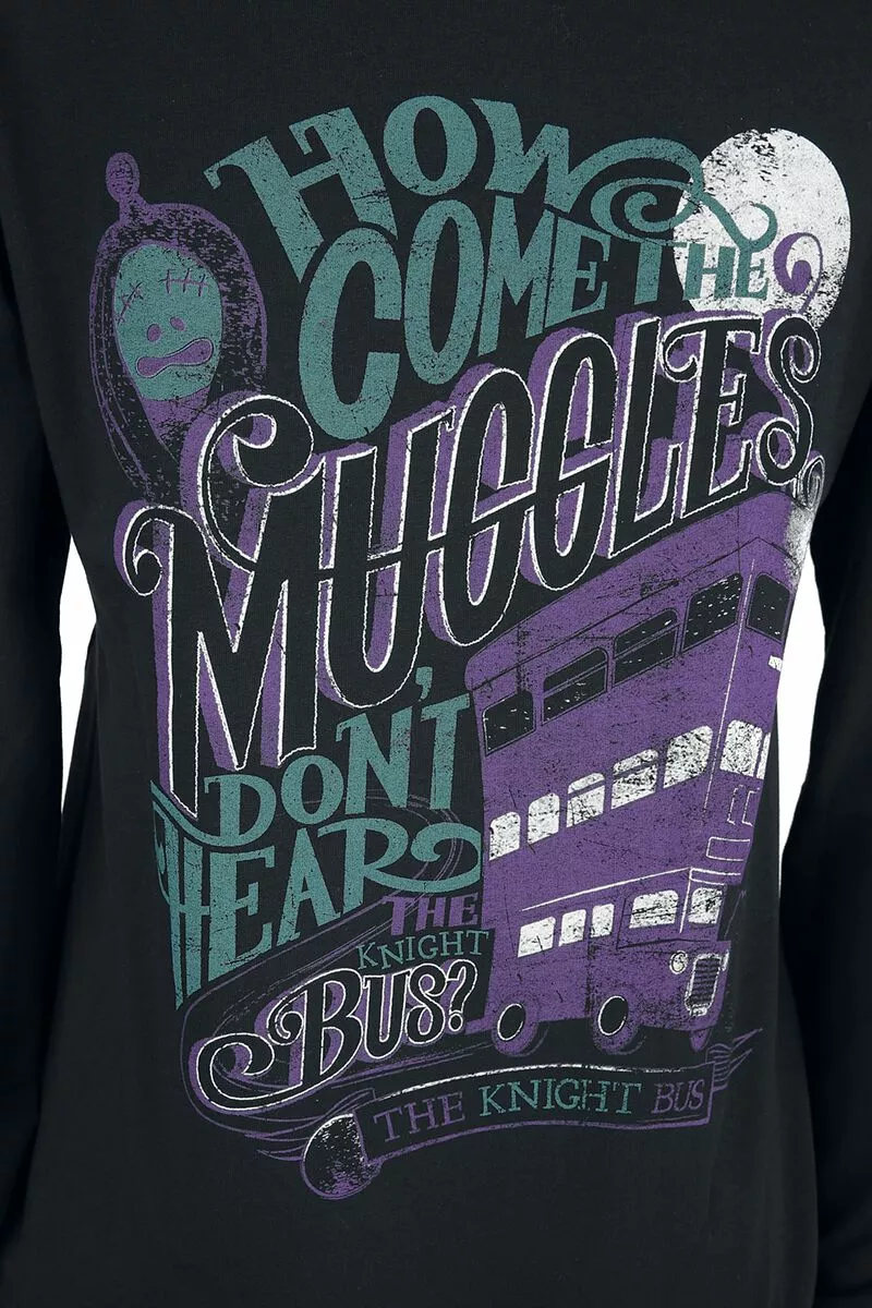 "Knight Bus" Trui Met Capuchon Zwart-grijs Van Harry Potter - Afbeelding 3