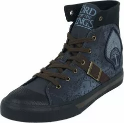"Rohan Gondor Map" Sneakers High Blauw Van The Lord Of The Rings