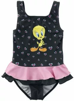 "Kids - Charming Tweety" Kinder Badpak Zwart Van Looney Tunes