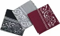 "Bandana 3-Pack" Bandana Meerkleurig Van Rock Daddy