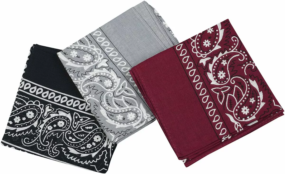 "Bandana 3-Pack" Bandana Meerkleurig Van Rock Daddy