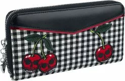 "Rockabilly Cherry" Portemonnee Zwart-rood-wit Van Banned Retro