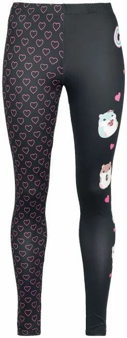 "Coroham Cutie" Leggings Zwart Van Amufun